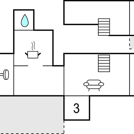 Casa de Férias Gorgeous In With Kitchen *